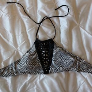 O'rageous Halter Swim Suit Top